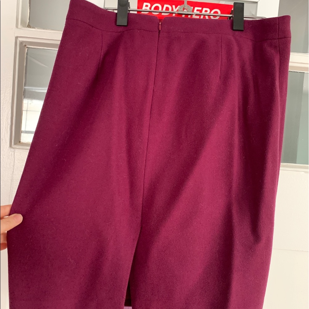 JCrew Pencil Skirt Maroon